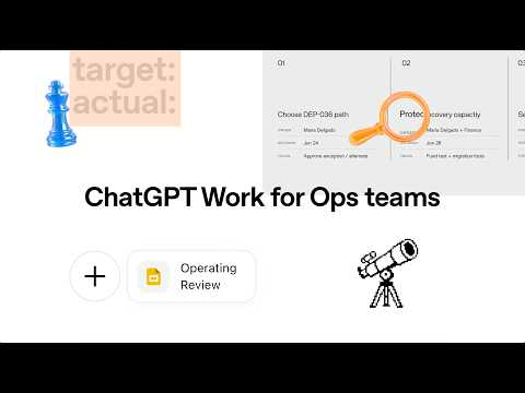 ChatGPT Work for Business Operations Teams