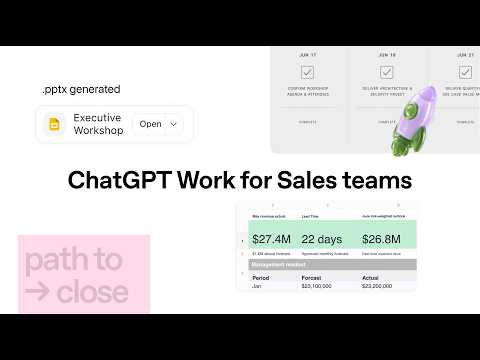 ChatGPT Work for Sales Teams