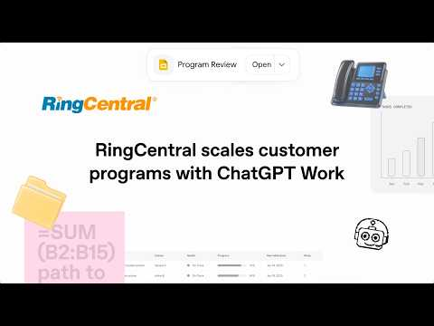 RingCentral Scales Customer Programs with ChatGPT Work