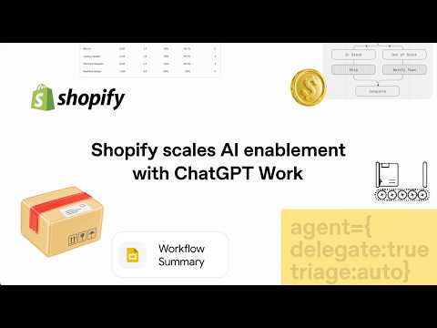 How Shopify Uses ChatGPT Work to Build Faster with AI Agents
