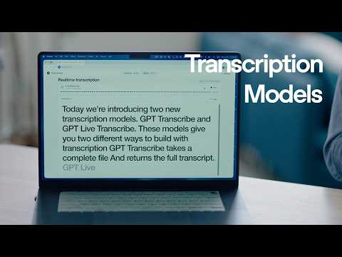 Introducing gpt-transcribe and gpt-live-transcribe