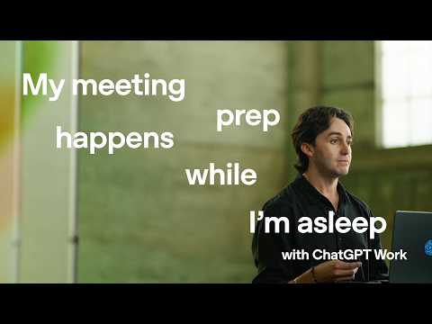 How to Prepare for Customer Meetings With ChatGPT Work | Tutorial