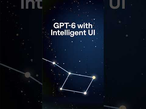 More visual answers from GPT-6 with Intelligent UI