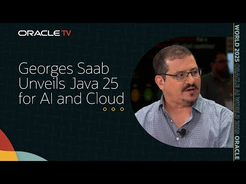 Java 25 Release: Powering Enterprise AI and Cloud Innovation on Oracle TV at AI World 2025