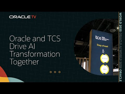 TCS: Accelerating Enterprise Innovation with AI Partnerships on Oracle TV at Oracle AI World 2025