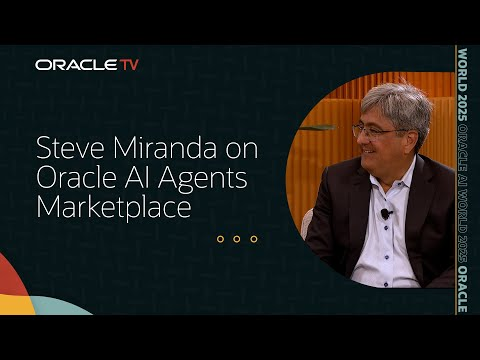 Oracle AI Agents Marketplace: Next-Level Innovation in Fusion Apps on Oracle TV at Oracle AI World