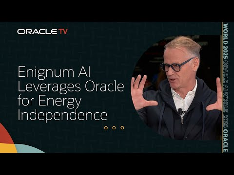 Enignum AI: Driving Energy Sovereignty with AI Innovation on Oracle TV at Oracle AI World 2025