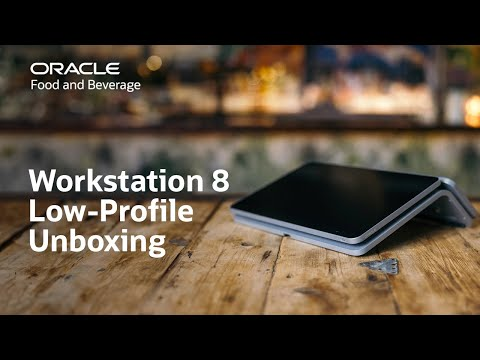 Unboxing the Oracle MICROS Workstation 8 with a Low-Profile Stand