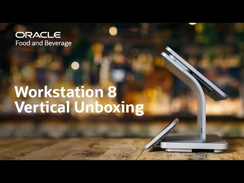 Unboxing the Oracle MICROS Workstation 8 with a Vertical Stand