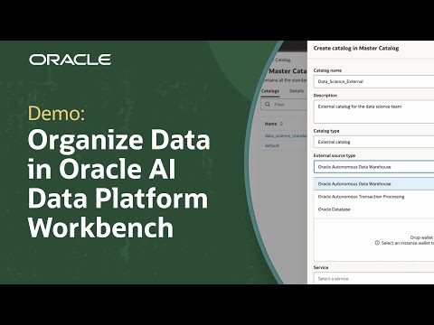 How to Organize Data with Catalogs and Schemas in Oracle AI Data Platform Workbench