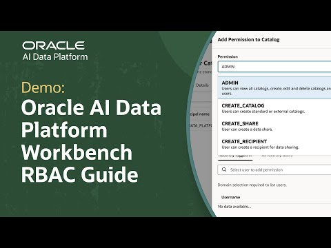 How to Create and Assign Roles in Oracle AI Data Platform Workbench