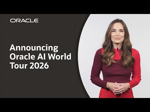 Save the Date: Oracle AI World Tour 2026