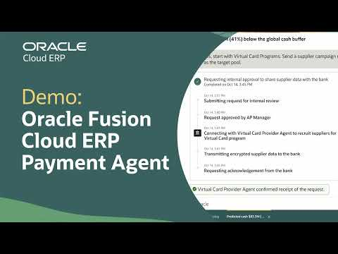 Payments AI Agent in Oracle Cloud ERP: Demo
