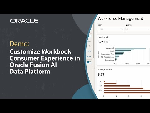 How to Configure Consumer Interactions with Workbooks in Oracle Fusion AI Data Platform