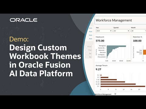 How to Customize Workbook Themes in Oracle Fusion AI Data Platform