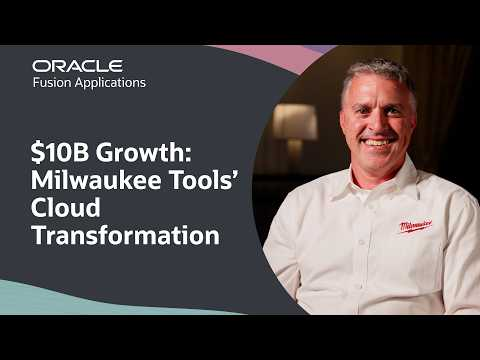 Milwaukee Tools Drives Global Growth with Oracle Fusion Cloud Applications