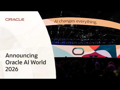 Save the Date for Oracle AI World 2026