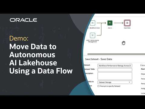 How to Move Data to an Autonomous AI Lakehouse Using a Data Flow in Oracle FAIDP