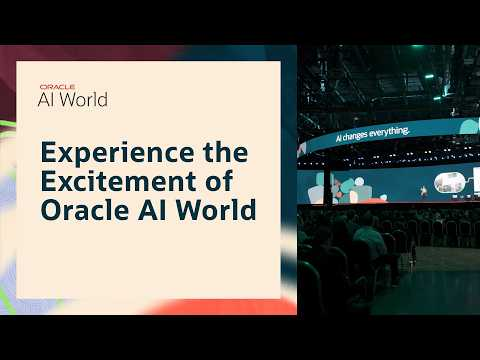 Register Now for Oracle AI World 2026