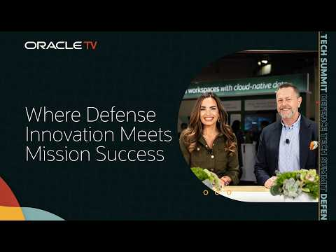 Oracle TV Live from Brussels: Defence Tech Summit 2026