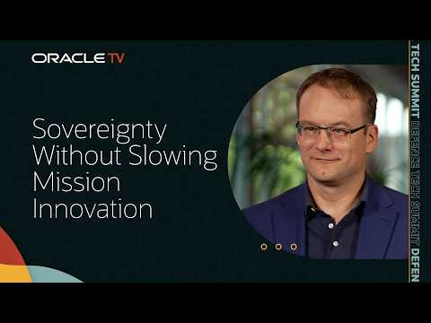 Sovereign Cloud for Defense: Oracle TV at Defence Summit
