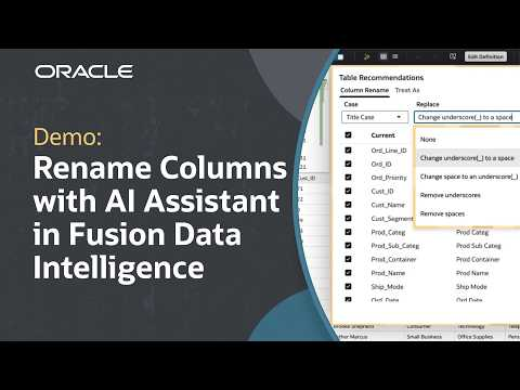 How to Prepare a Dataset for Natural Language Results in Oracle Fusion Data Platform