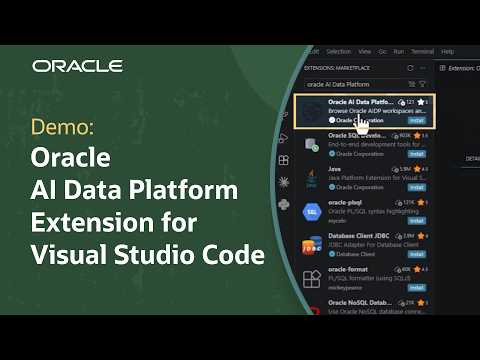 How to Use the Oracle AI Data Platform Extension in Visual Studio Code