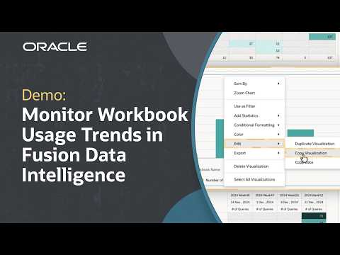 How to Track Workbook Content Usage in Oracle Fusion Data Intelligence