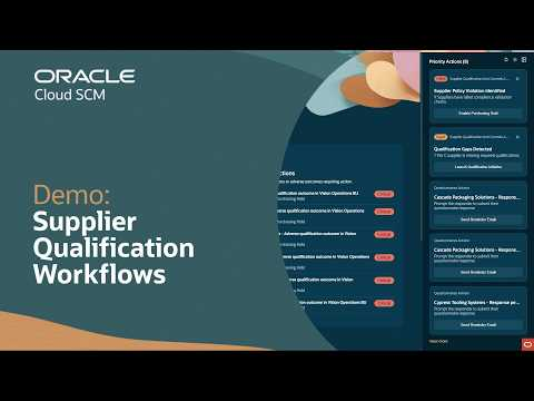 Supplier Qualification Workspace Agentic Application: Demo