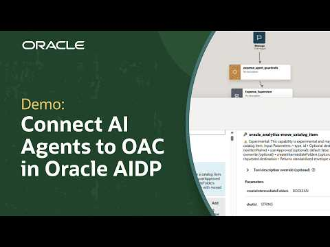 How to Connect an AI Agent to an OAC MCP Server in Oracle AI Data Platform