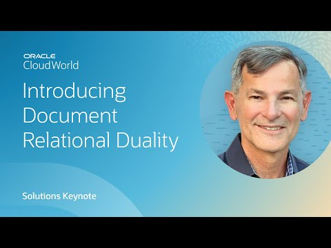 Revolutionizing objects, documents, and relational development | CloudWorld 2022