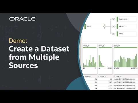 How to Create a Dataset from Multiple Sources in Oracle Fusion Data Intelligence