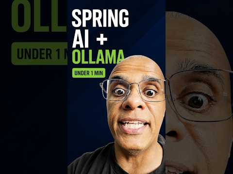 Spring tips in under 1-minute: Spring AI with Ollama