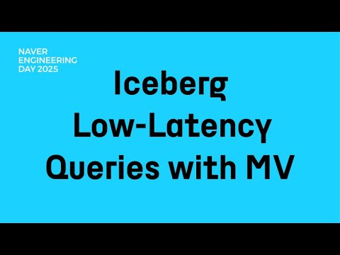 Iceberg Low-Latency Queries with Materialized Views  (feat. 실시간 거래 리포트)