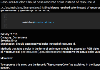 Android Support Annotations 라이브러리를 활용한 결함 탐지