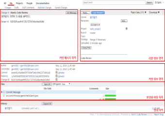 Gerrit을 이용한 코드 리뷰 시스템 - 코드 리뷰 방법(1)