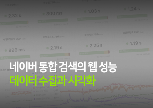 네이버 통합 검색의 웹 성능 - 데이터 수집과 시각화