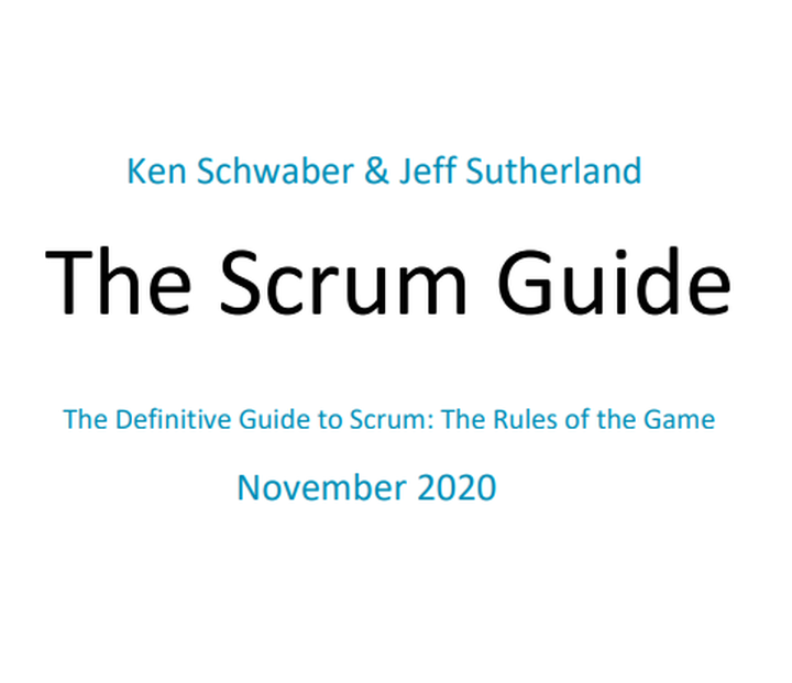 스크럼 가이드북 2020 소개