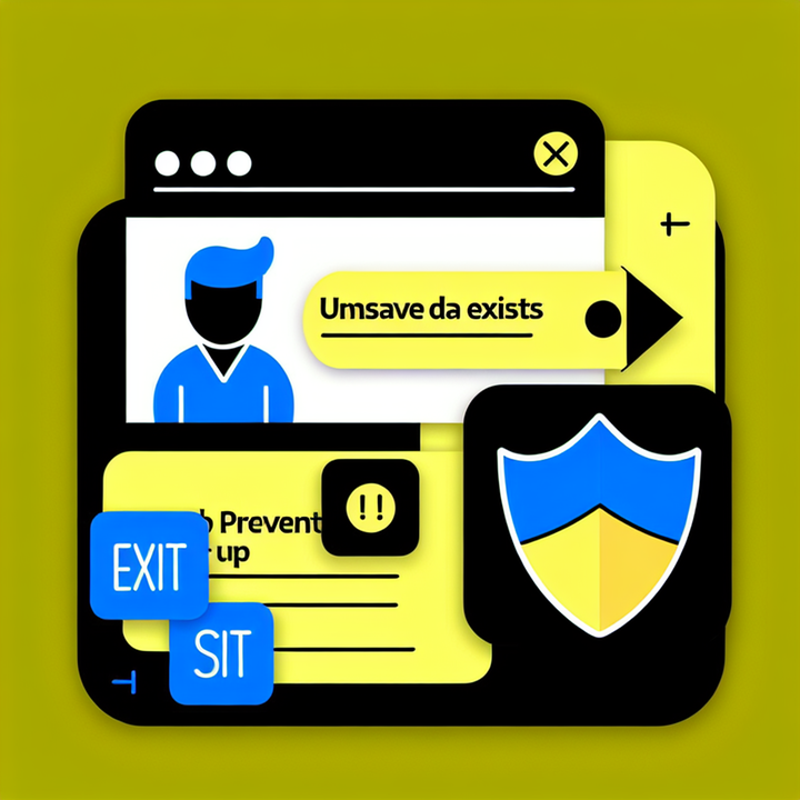 Vue.js 환경에서 페이지 이탈 방지 팝업 구현하기