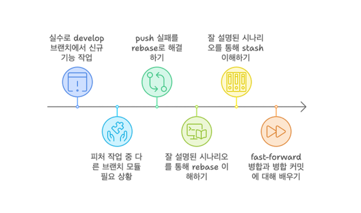 개발 현장의 Git Flow: 시나리오별 문제 해결로 협업 능력 향상하기