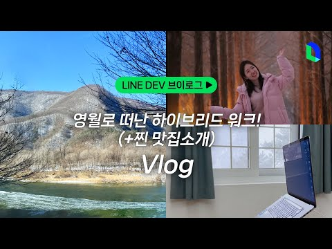 영월에서 보내는 하이브리드 워크 🚗 영월 맛집, Hybrid Work 장단점, 꿀팁 방출  | LINE DEV Vlog