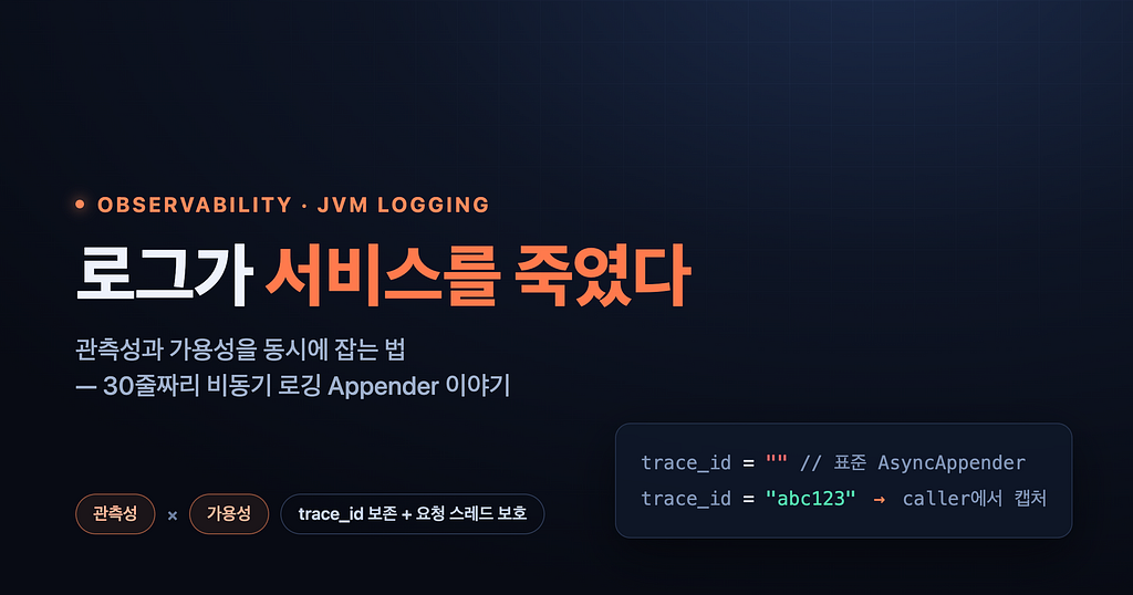 로그가 서비스를 죽였다