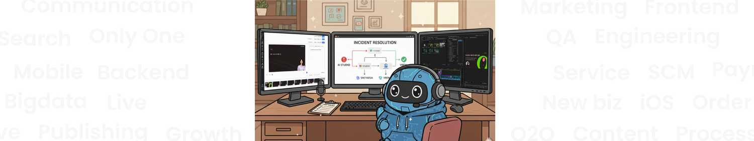 QA 엔지니어가 AI로 만든 교육 영상, 25분짜리 인시던트 가이드 탄생기