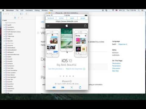 아이폰 스위프트 개발 강좌 - Swift3 iOS MiniBrowser 1
